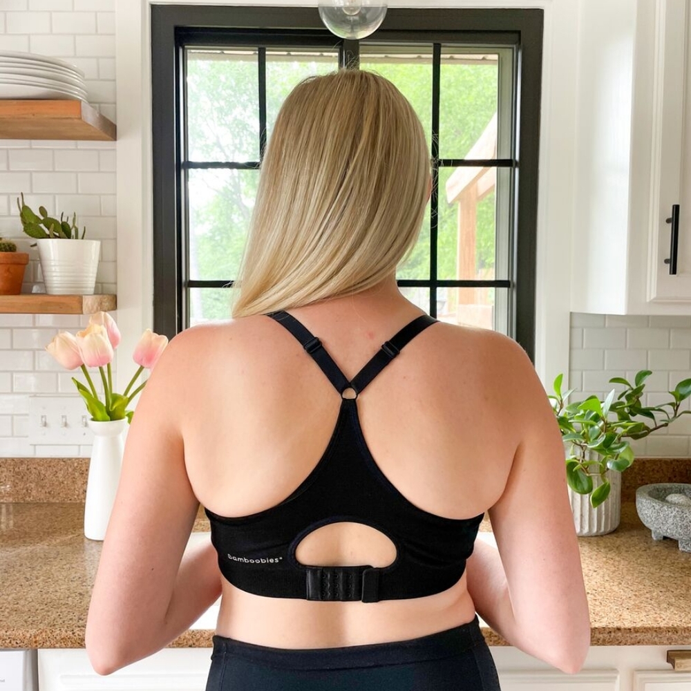 EUC bamboobies nursing bra